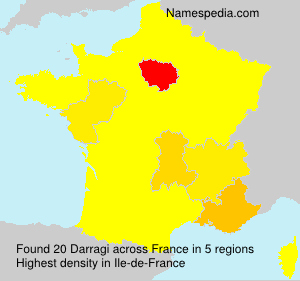 Surname Darragi in France Surname Darragi in France