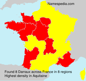 Surname Darraux in France Surname Darraux in France