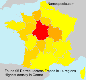 Surname Darreau in France Surname Darreau in France