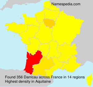 Surname Darricau in France