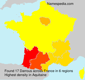 Surname Darrous in France Surname Darrous in France