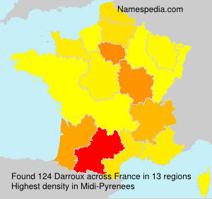 Surname Darroux in France Surname Darroux in France