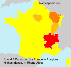 Surname Darsac in France Surname Darsac in France
