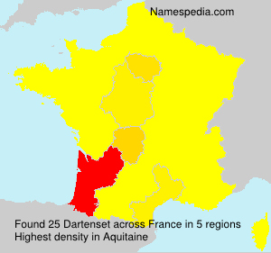 Surname Dartenset in France Surname Dartenset in France