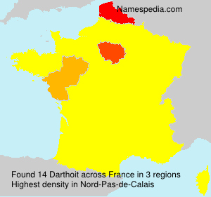 Surname Darthoit in France Surname Darthoit in France
