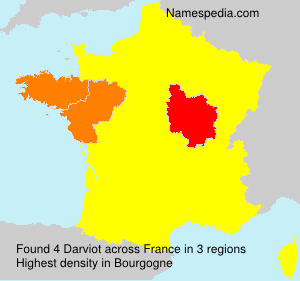 Surname Darviot in France Surname Darviot in France