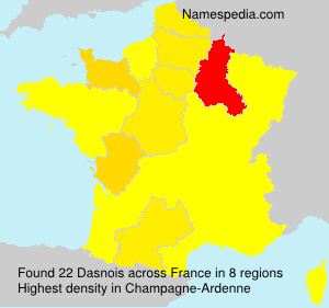 Surname Dasnois in France Surname Dasnois in France