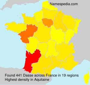 Surname Dasse in France
