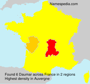 Surname Daumar in France Surname Daumar in France