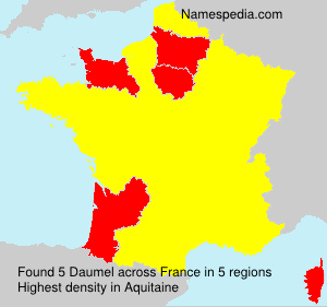 Surname Daumel in France Surname Daumel in France