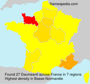 Surname Daumesnil in France Surname Daumesnil in France