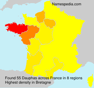 Surname Dauphas in France Surname Dauphas in France