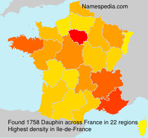 Surname Dauphin in France Surname Dauphin in France