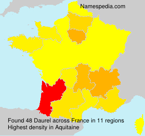 Surname Daurel in France Surname Daurel in France