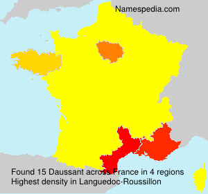 Surname Daussant in France Surname Daussant in France