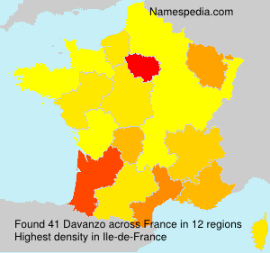 Surname Davanzo in France Surname Davanzo in France