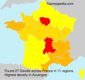 Surname Davids in France Surname Davids in France