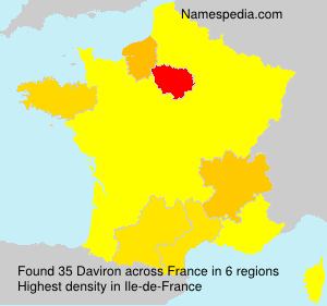 Surname Daviron in France Surname Daviron in France