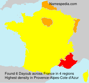 Surname Dayoub in France Surname Dayoub in France