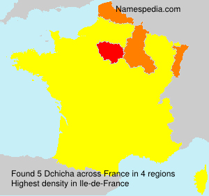 Surname Dchicha in France Surname Dchicha in France