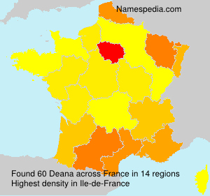 Surname Deana in France Surname Deana in France