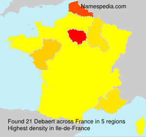 Surname Debaert in France Surname Debaert in France