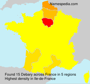 Surname Debary in France Surname Debary in France