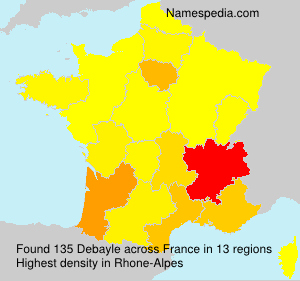 Surname Debayle in France Surname Debayle in France