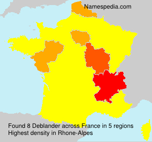 Surname Deblander in France Surname Deblander in France