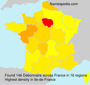 Surname Debonnaire in France Surname Debonnaire in France