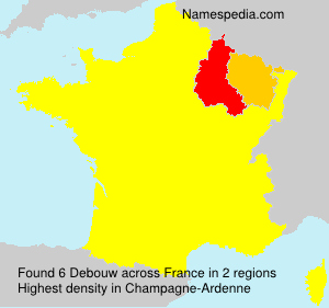 Surname Debouw in France Surname Debouw in France