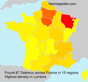 Surname Debreux in France Surname Debreux in France