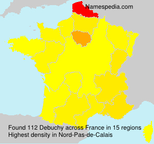 Surname Debuchy in France Surname Debuchy in France