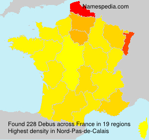 Surname Debus in France Surname Debus in France