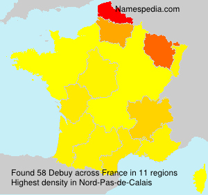 Surname Debuy in France Surname Debuy in France
