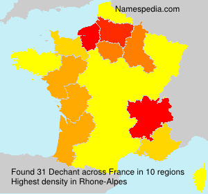 Surname Dechant in France Surname Dechant in France