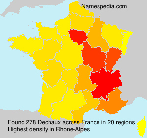 Surname Dechaux in France Surname Dechaux in France
