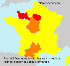 Surname Decneudt in France Surname Decneudt in France