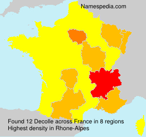 Surname Decolle in France Surname Decolle in France