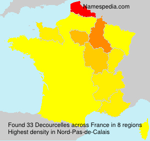 Surname Decourcelles in France Surname Decourcelles in France