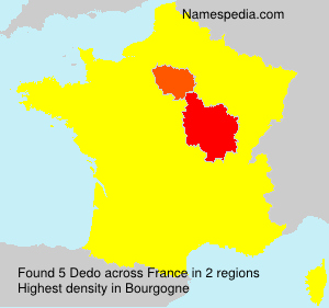 Surname Dedo in France Surname Dedo in France