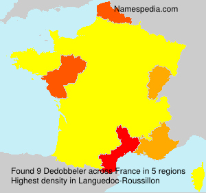 Surname Dedobbeler in France Surname Dedobbeler in France