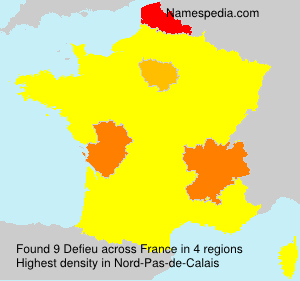 Surname Defieu in France Surname Defieu in France