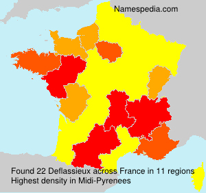 Surname Deflassieux in France Surname Deflassieux in France