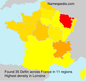 Surname Deflin in France Surname Deflin in France