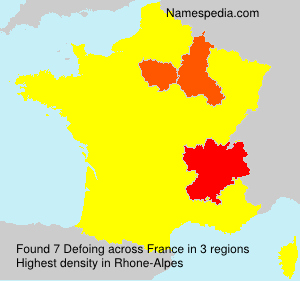 Surname Defoing in France Surname Defoing in France