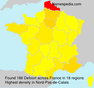 Surname Defoort in France Surname Defoort in France