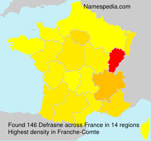 Surname Defrasne in France Surname Defrasne in France