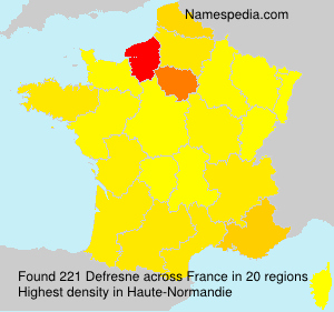 Surname Defresne in France Surname Defresne in France