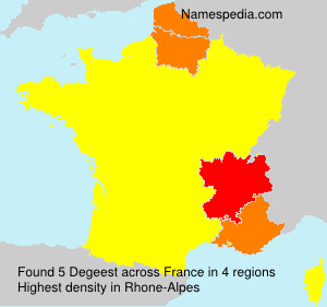 Surname Degeest in France Surname Degeest in France